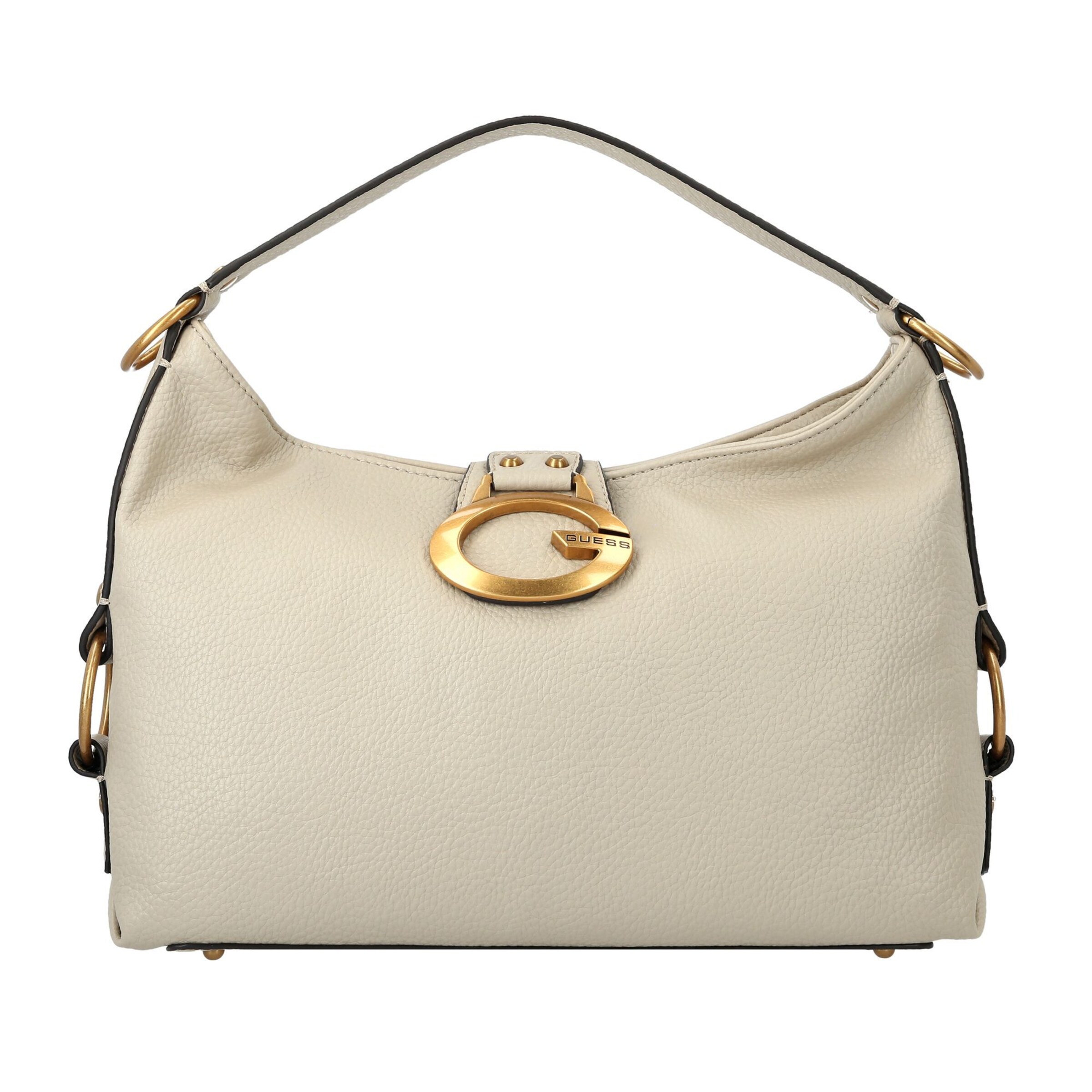 GUESS Schultertasche 'Camden' in Beige: Vorderseite