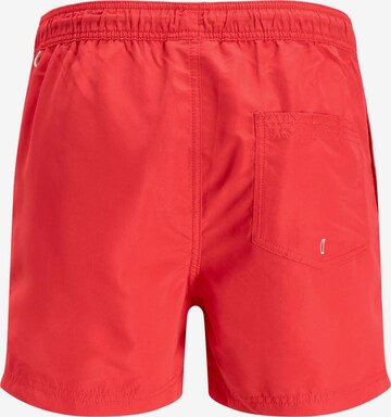 JACK & JONES Kratke kopalne hlače 'Crete' | rdeča barva