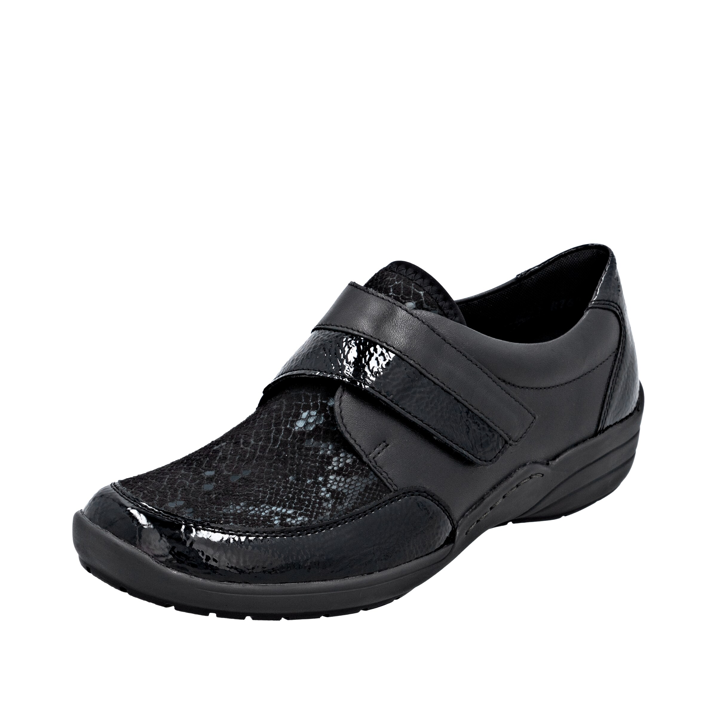 Chaussure basse REMONTE en noir : devant