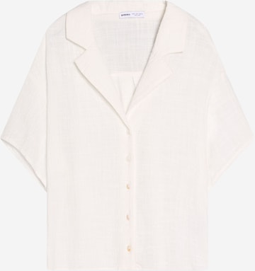 Bershka Pusero värissä valkoinen: etupuoli