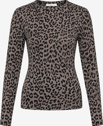 SASSYCLASSY Shirt in Bruin: voorkant