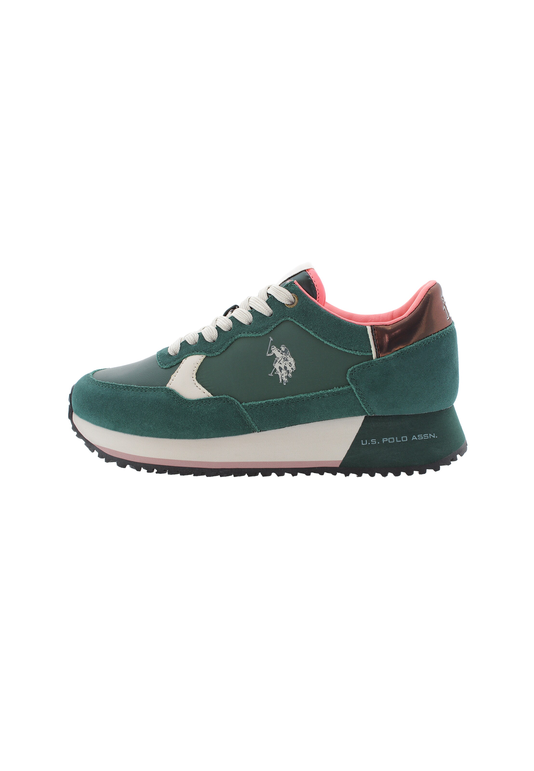 Sneaker bassa di U.S. POLO ASSN. in verde: frontale