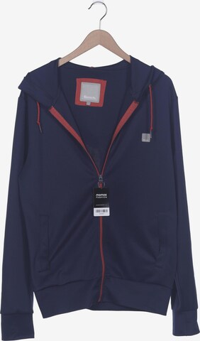 BENCH Sweatshirt & Zip-Up Hoodie in M in Blue: front