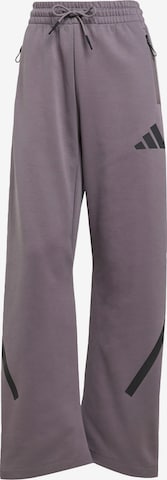 ADIDAS SPORTSWEAR Urheiluhousut 'Z.N.E.' värissä harmaa: etupuoli