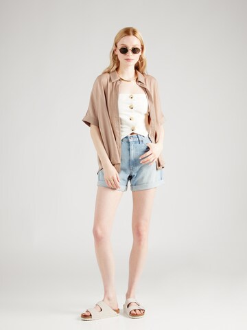 TOPSHOP Regular Shorts in Blau