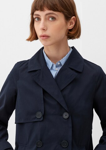 s.Oliver Between-Seasons Coat in Blue