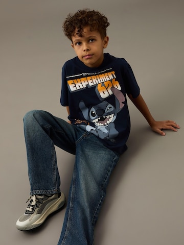 NAME IT Shirt 'Stitch' in Blauw