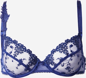 PASSIONATA Triangel BH 'WHITE NIGHTS' in Blau: predná strana