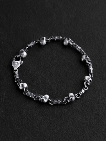 REYTEL - Pulsera 'MEMENTO MORI' en plata