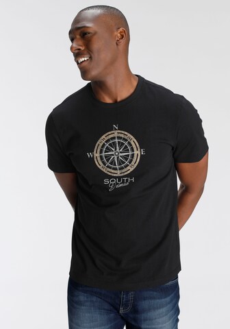 DELMAO T-Shirt in Schwarz: Vorderseite