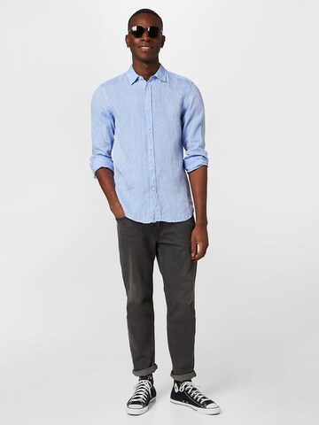 UNITED COLORS OF BENETTON Regular Fit Hemd in Blau