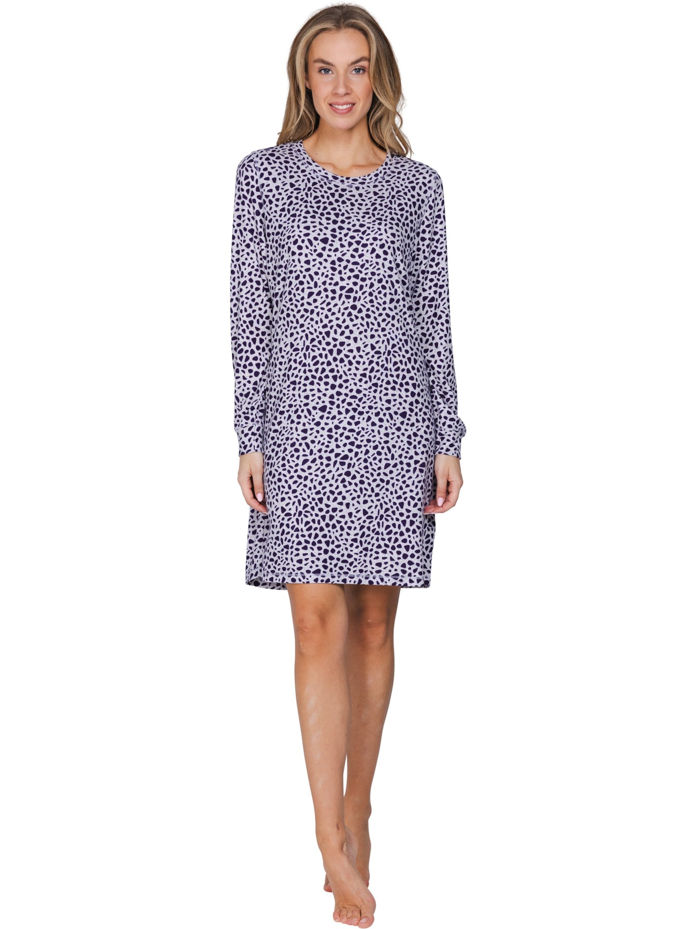 Pastunette Nachthemd 'Purple Pebbles' in Lila