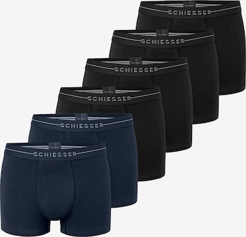 SCHIESSER Boxer shorts 'Cotton Flex' in Black: front