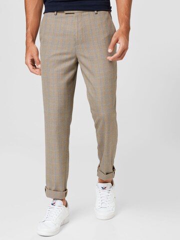 BURTON MENSWEAR LONDON Regular Broek in Beige: voorkant