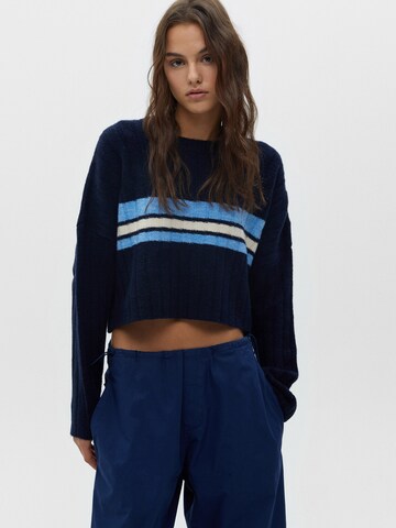 Pull&Bear Pullover in Blau: predná strana