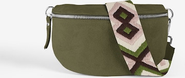 lePelou Gürteltasche 'ONDA medium' in Grün: Vorderseite