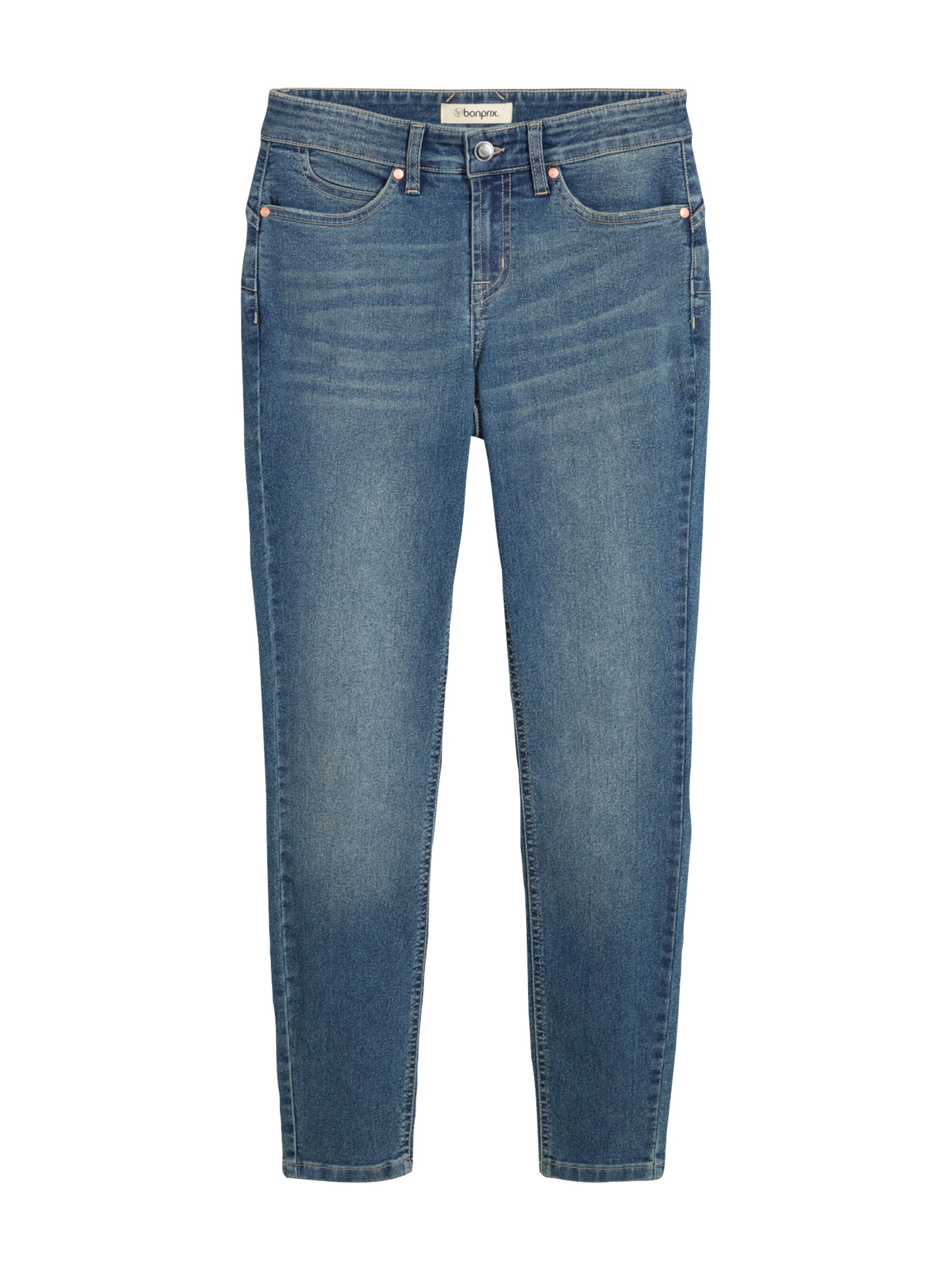 bonprix Skinny Skinny-Jeans in Blau: Vorderseite