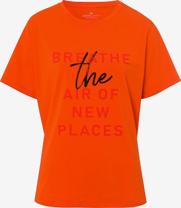 Cross Jeans T-Shirt '56018' in Orange: predná strana
