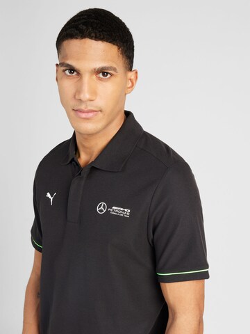 PUMA Λειτουργικό μπλουζάκι 'Mercedes-AMG Petronas' σε μαύρο