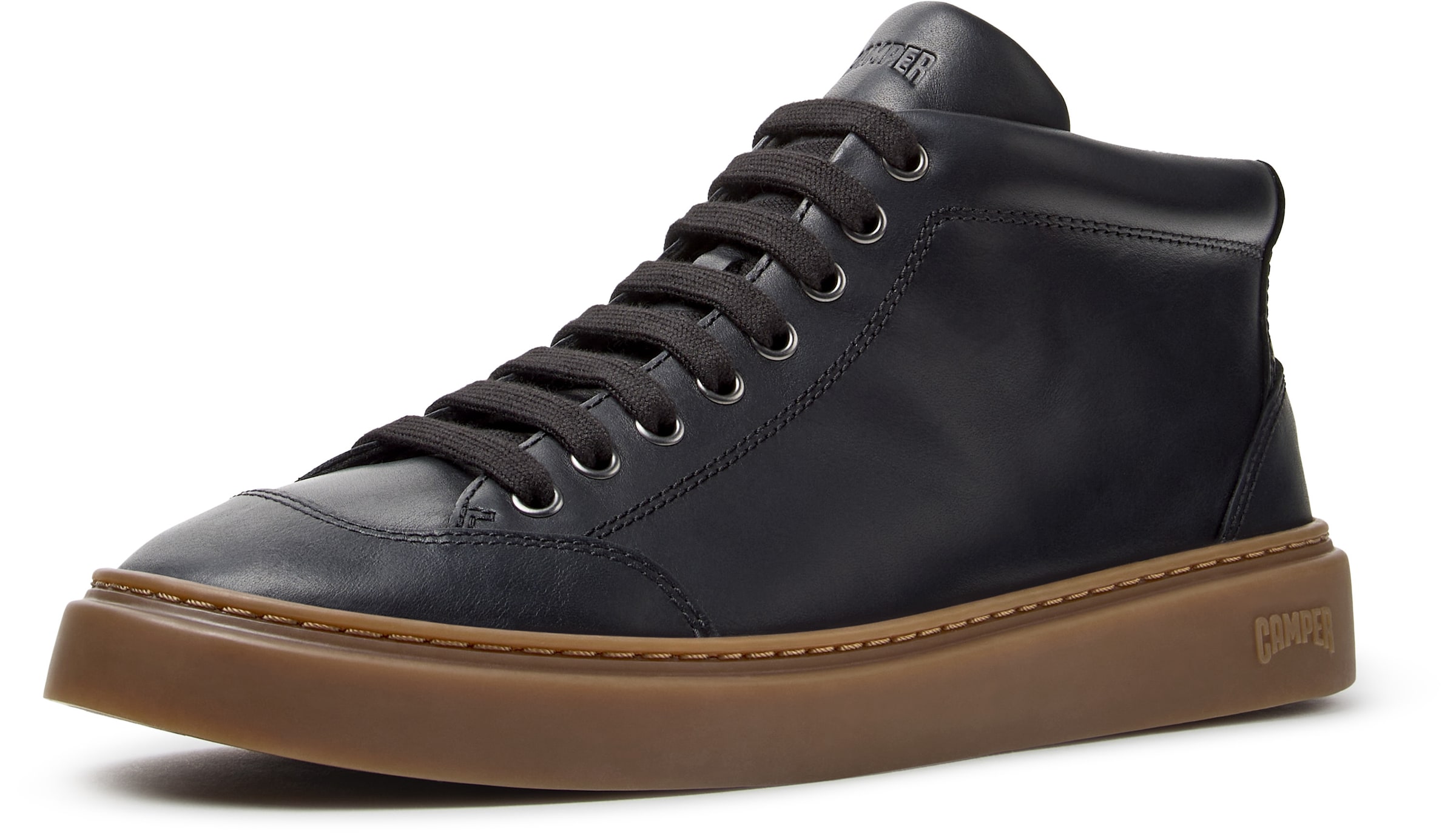 Sneaker alta di CAMPER in nero: frontale