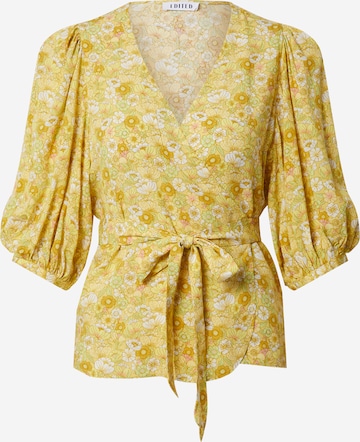 Camicia da donna 'Violeta' di EDITED in giallo: frontale