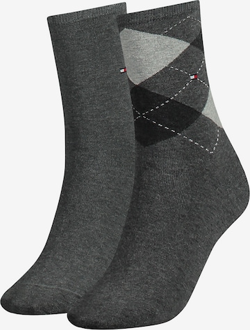 Chaussettes Tommy Hilfiger Underwear en gris : devant