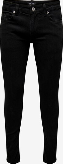 Only & Sons Jeans 'Warp' in de kleur Black denim, Productweergave