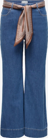 Wide leg Jeans di ONLY Carmakoma in blu: frontale