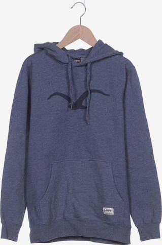 Cleptomanicx Sweatshirt & Zip-Up Hoodie in XS in Blue: front