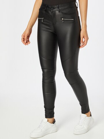 ONLY Skinny Kalhoty 'ANNE' – černá: přední strana