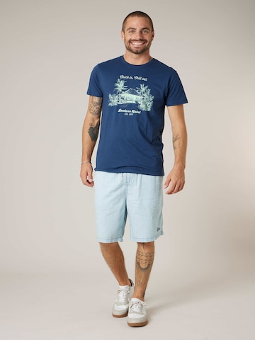 T-Shirt ' JUNGLE ' Deeluxe en bleu