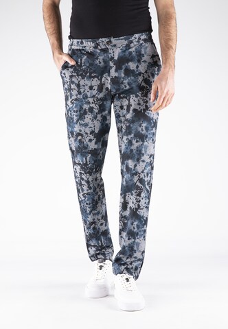 Coupe slim Pantalon Giorgio di Mare en bleu : devant