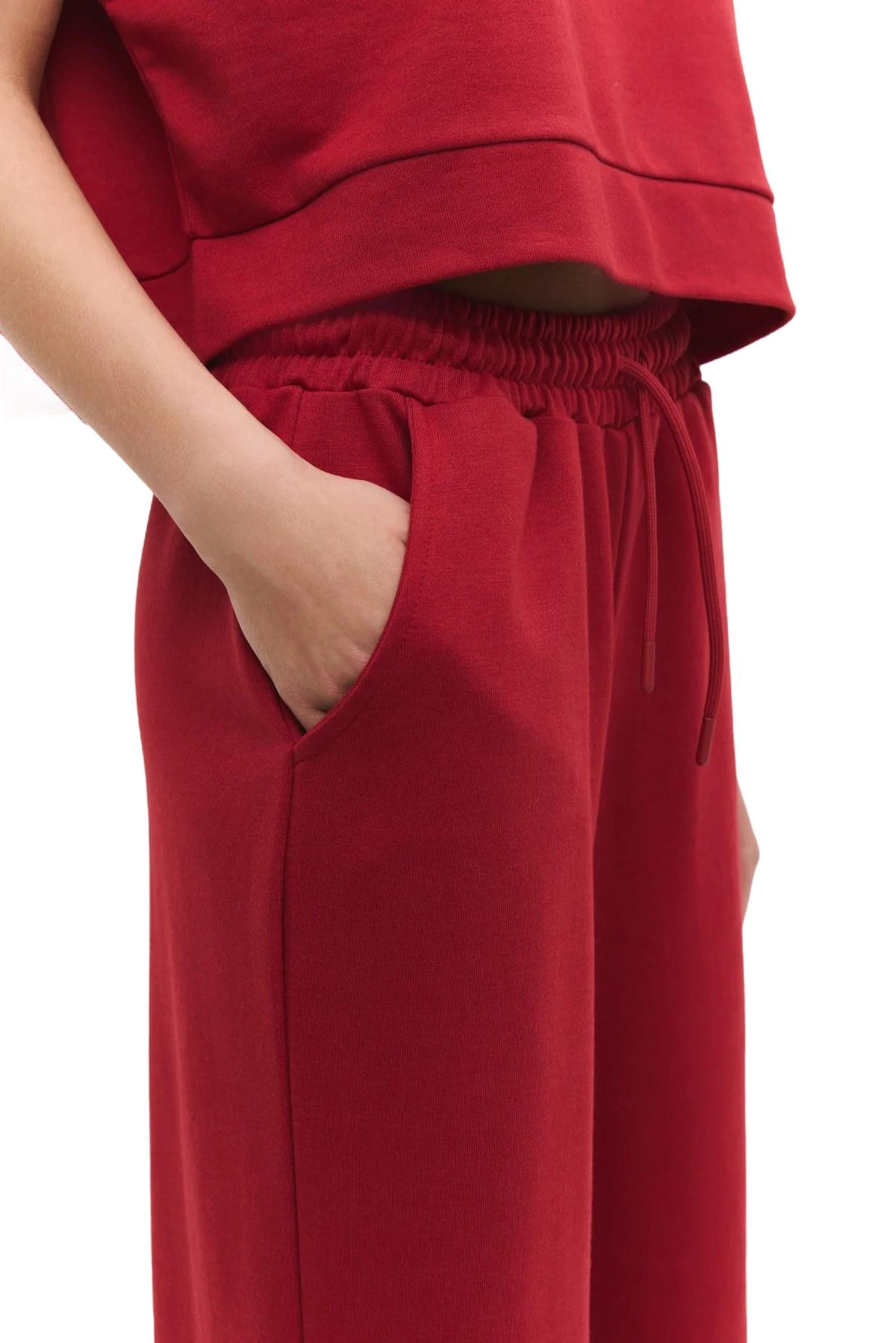No Matter What Wide leg Trousers in Red