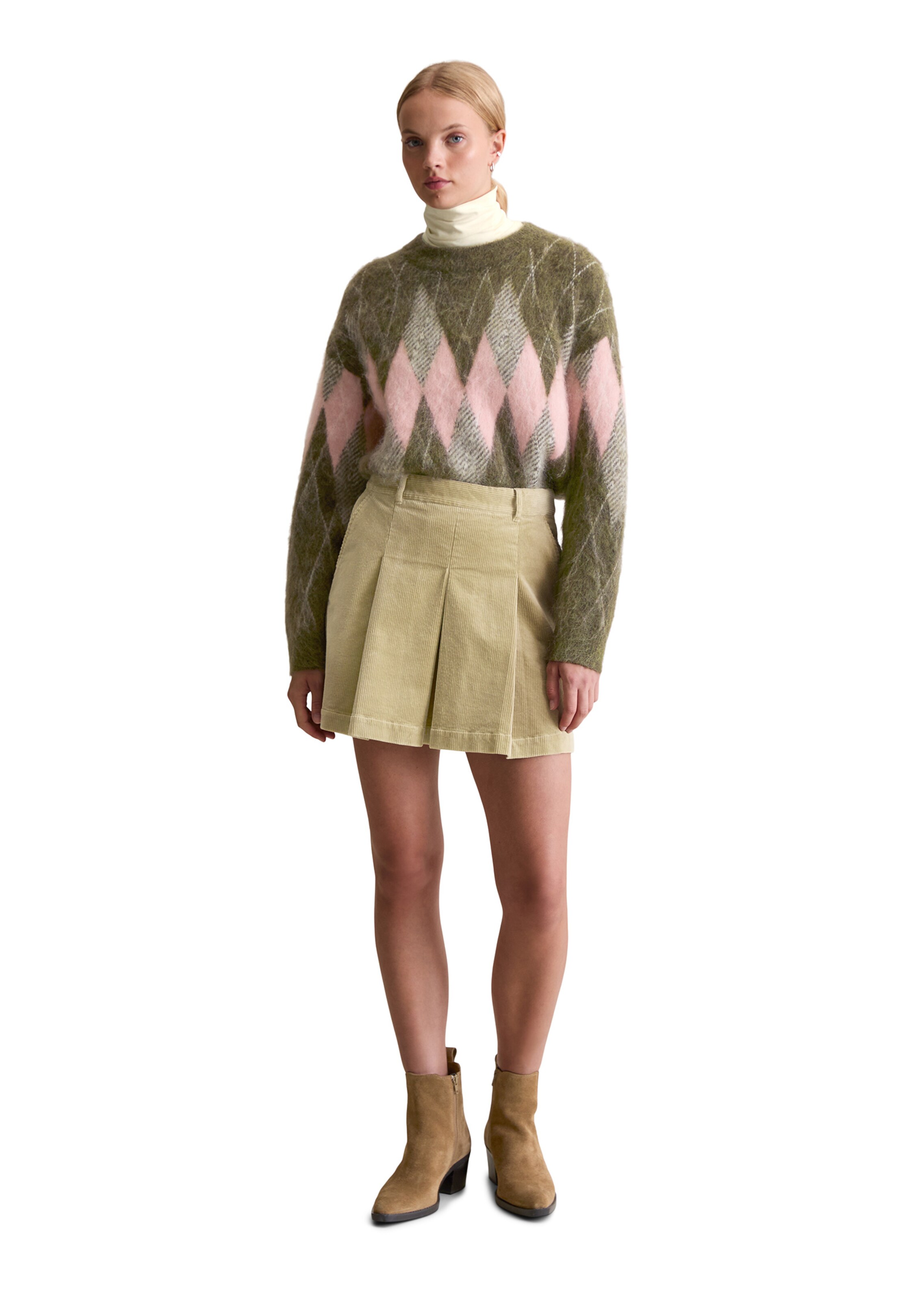 Pull-over 'Preppy' Marc O'Polo DENIM en vert