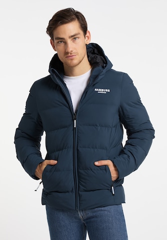 HOMEBASE Winter Jacket in Blue: front