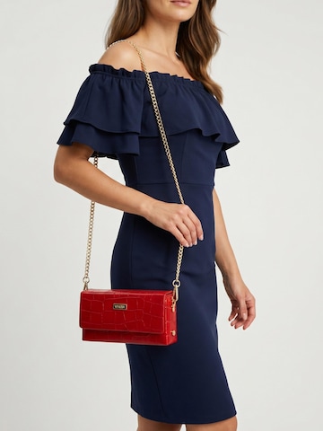 VENEZIA Clutch in Red: front