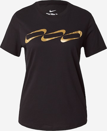 NIKE Funktionsshirt in Schwarz: predná strana