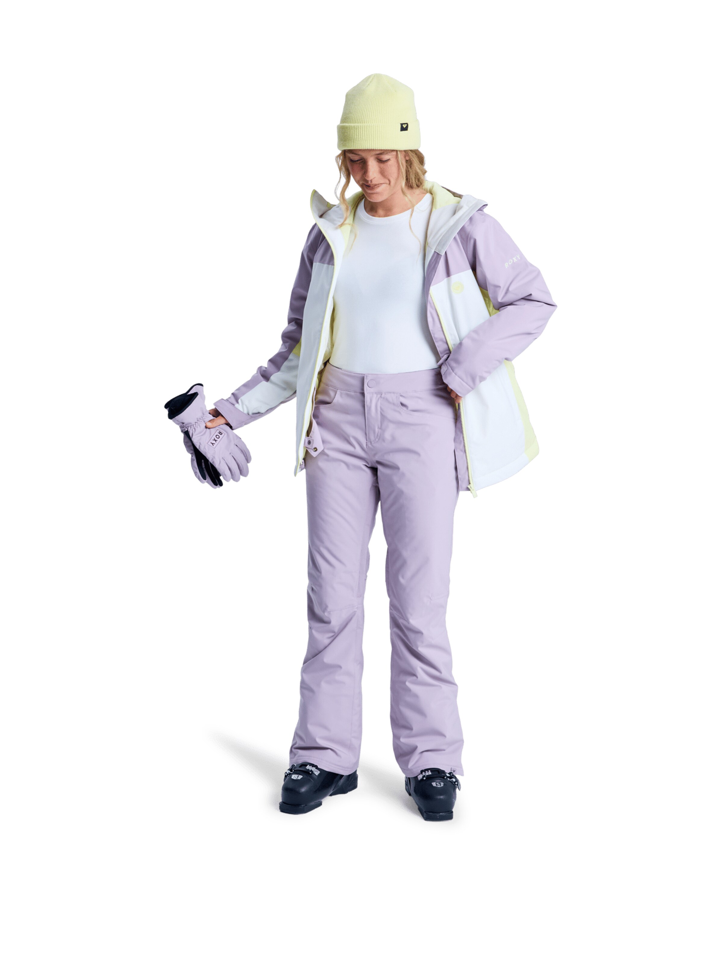 ROXY Regular Outdoorhose in Lila