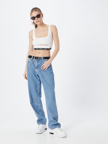 Calvin Klein Jeans Top 'MILANO' in Weiß