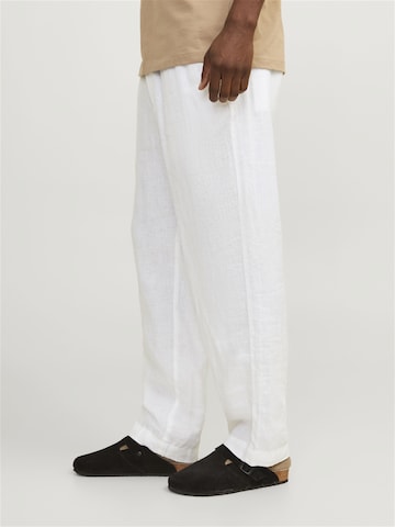 Loosefit Pantaloni chino 'Karl Lawrence' di JACK & JONES in bianco
