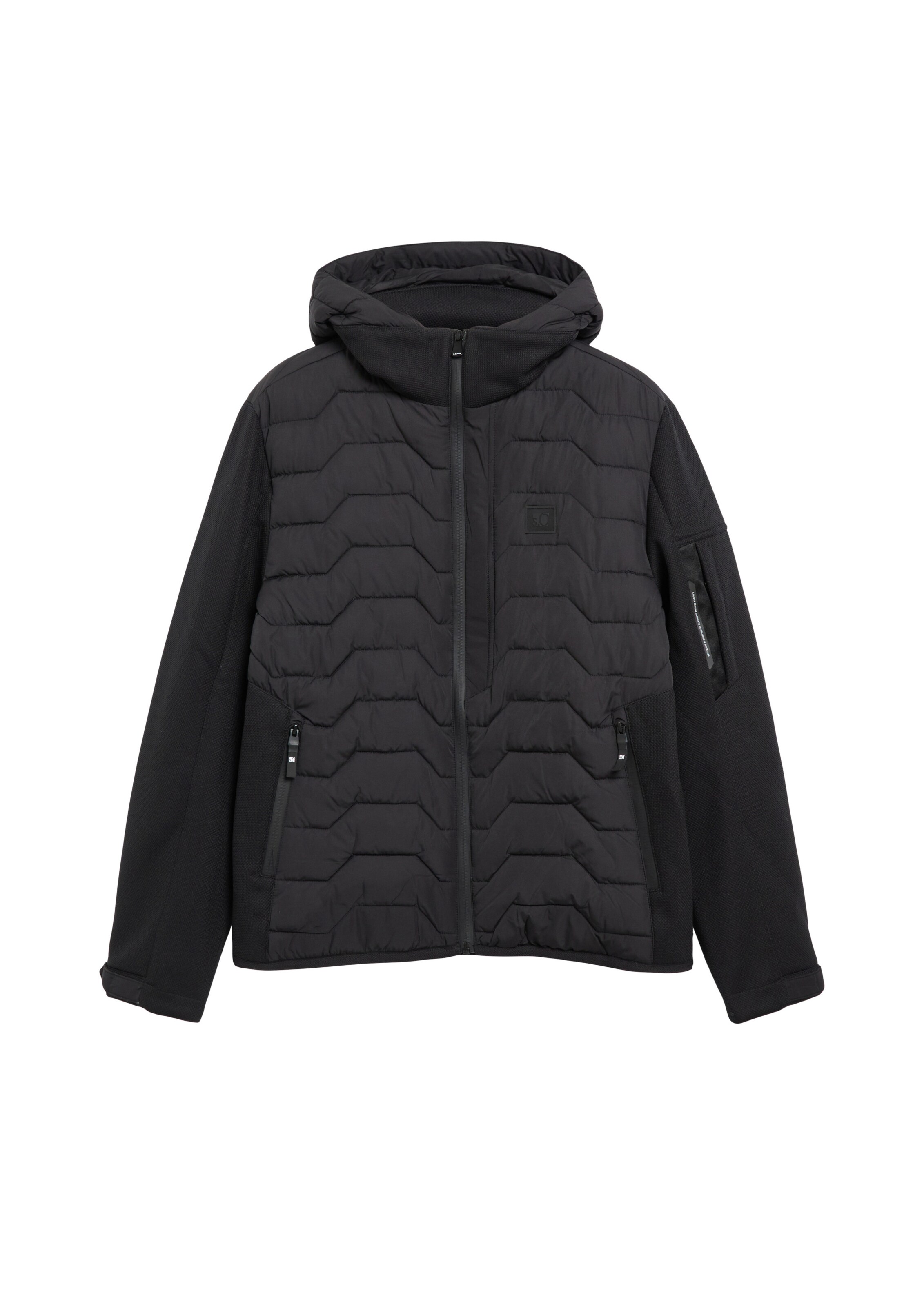 s.Oliver Between-Season Jacket in Black: front
