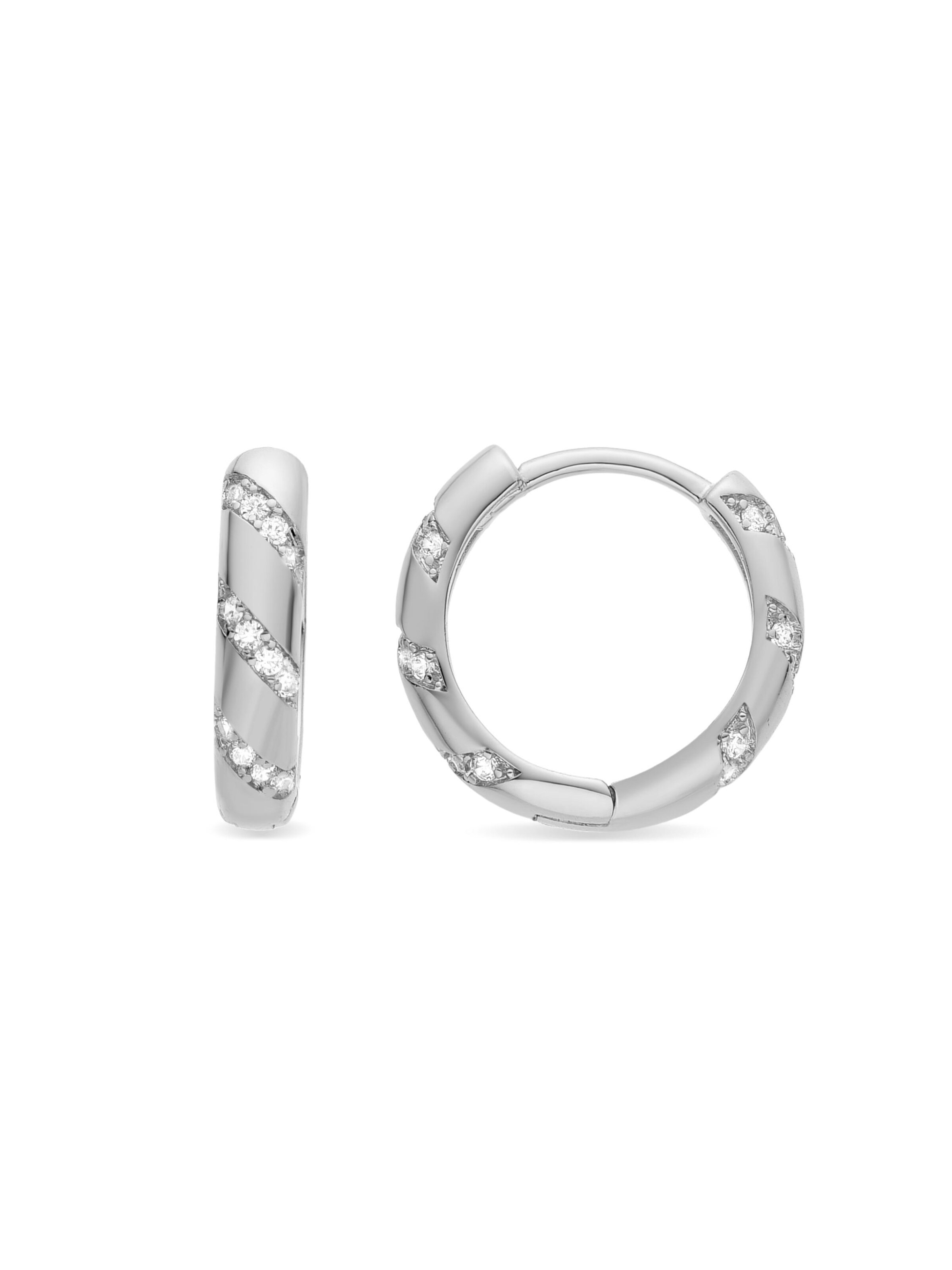 Luxenter - Pendientes en plata: frente