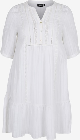 Robe 'MGITTE' Zizzi en blanc : devant