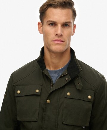 Veste mi-saison Superdry en vert