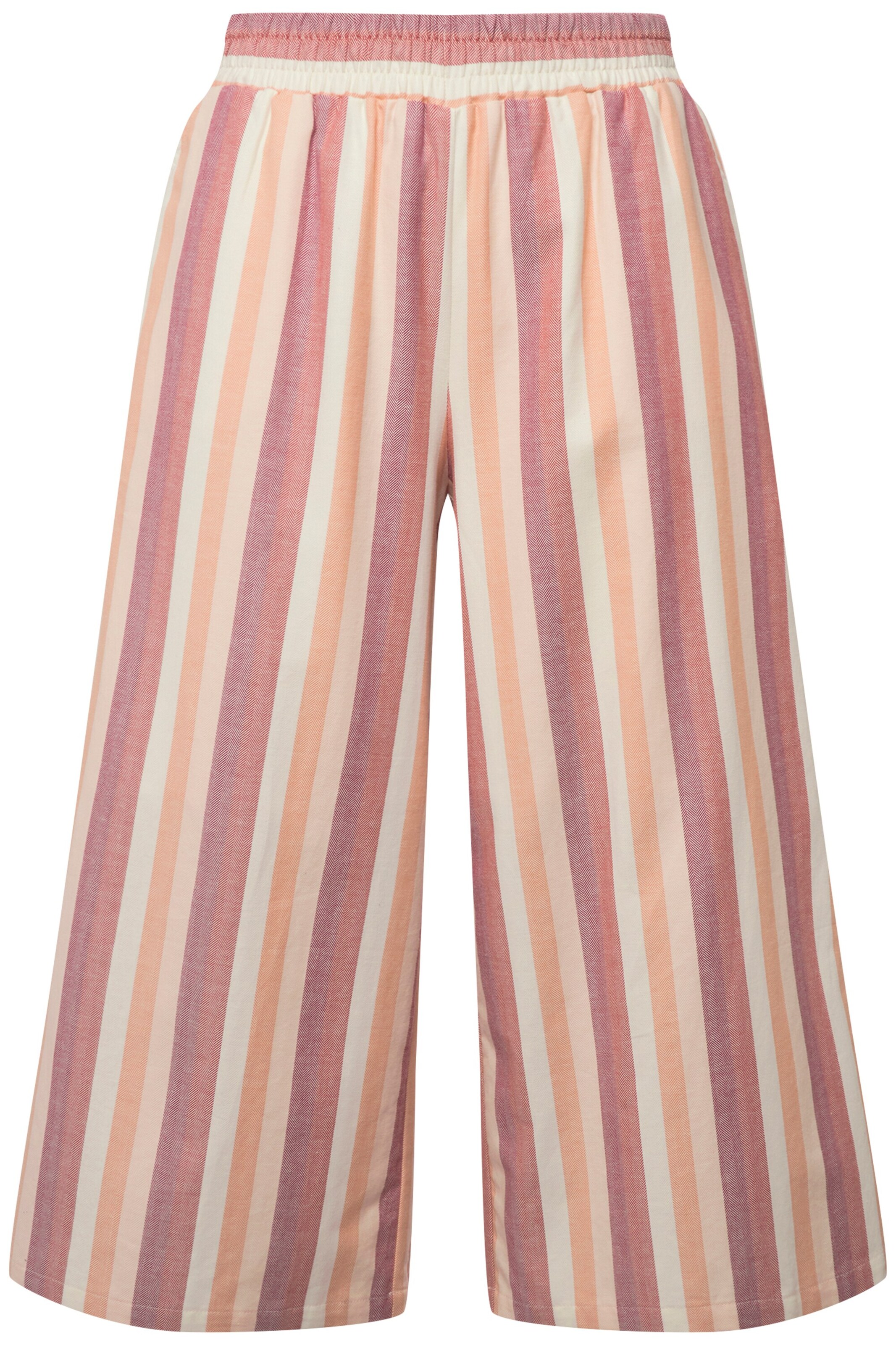 Ulla Popken Wide Leg Hose in Orange: Vorderseite