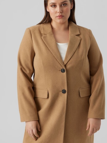 Vero Moda Curve Between-Seasons Coat in Brown