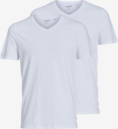 JACK & JONES T-Krekls, krāsa - balts, Preces skats