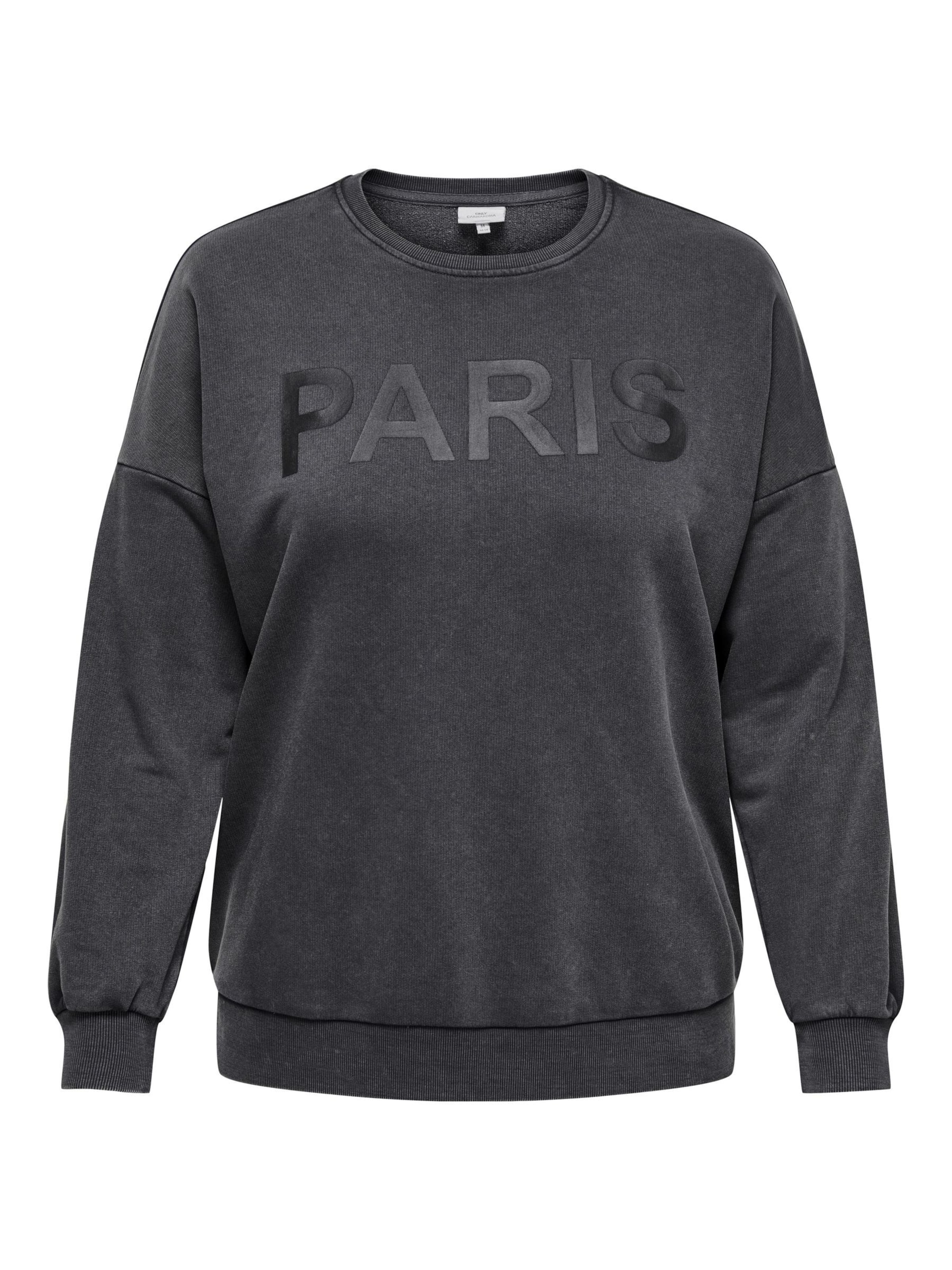 ONLY Carmakoma Sweat-shirt 'CARCarma' en anthracite, Vue avec produit