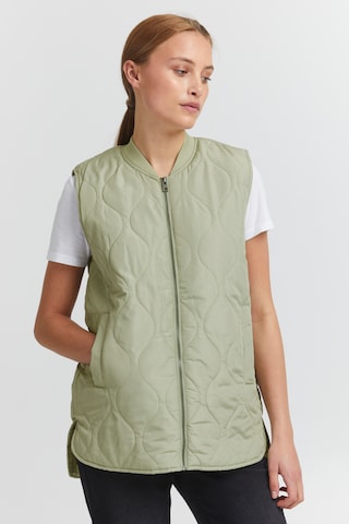 Oxmo Bodywarmer 'Svala' in Groen: voorkant