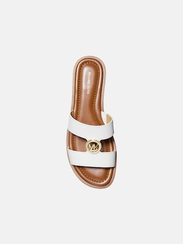 Sandales 'MICHAEL KORS ERIN FLAT SANDAL LEATHER Scarpe' Michael Kors en blanc